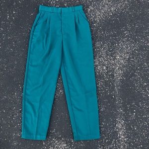 Vintage Pleated Trousers